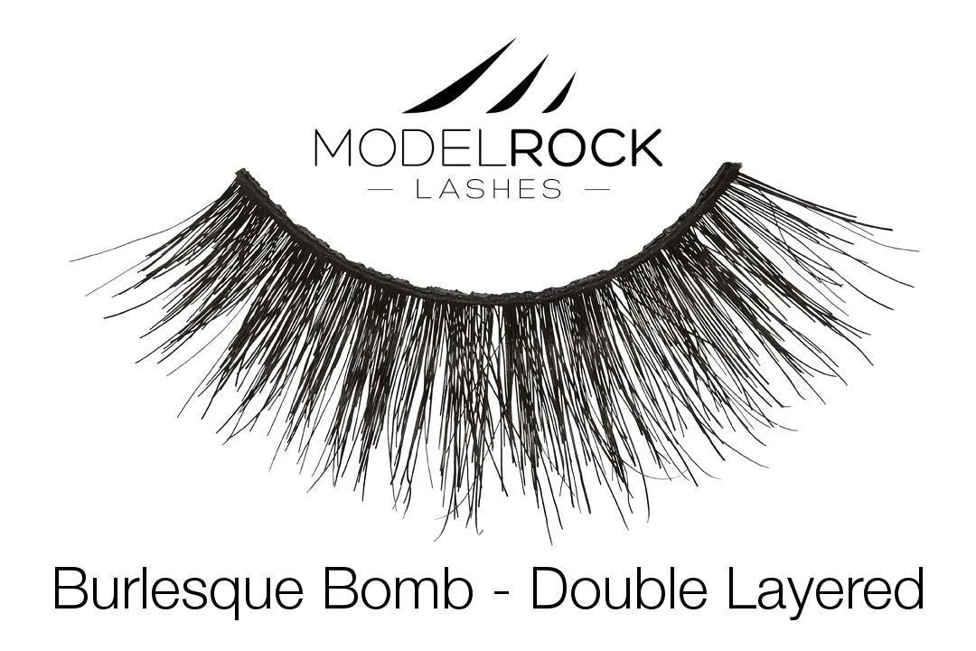 Model Rock Lashes Burlesque - Double Layered Lashes ( 1 pair )