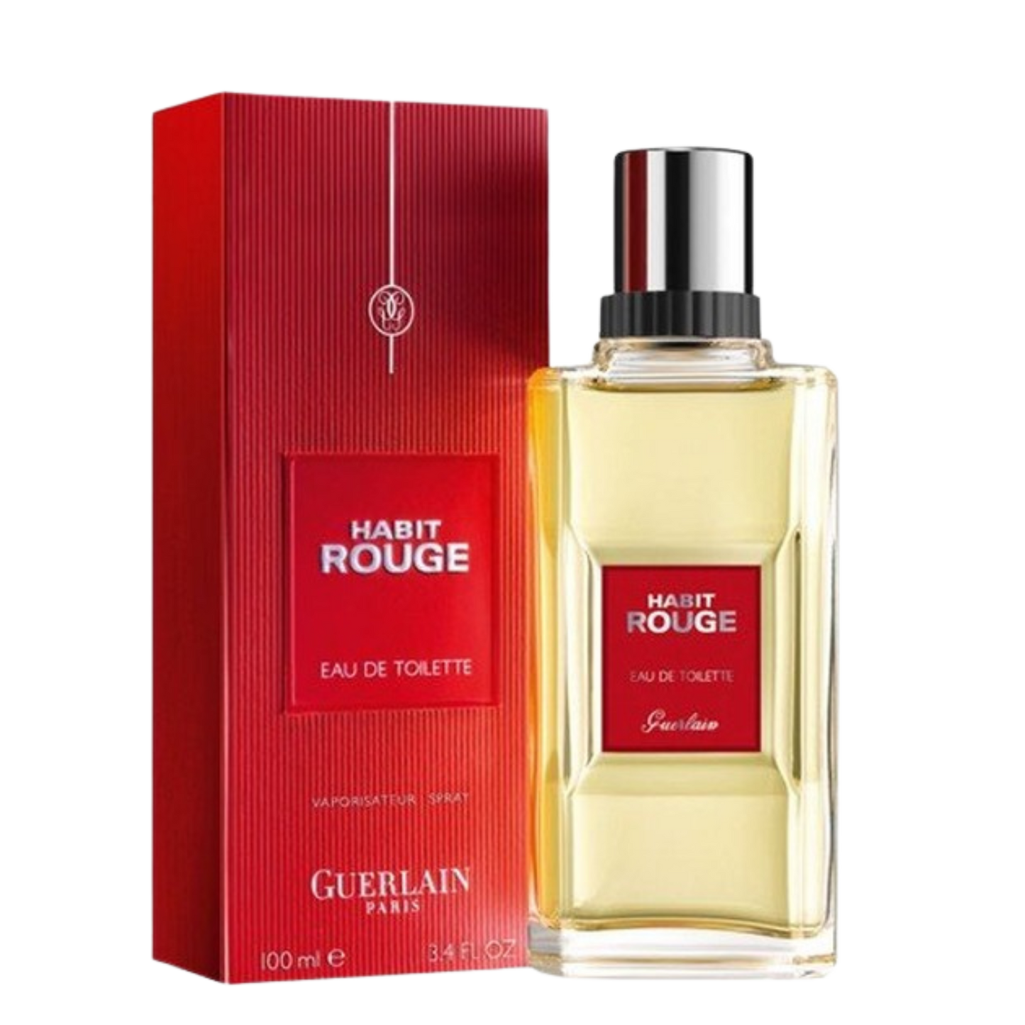 Guerlain Habit Rouge Eau De Parfum For Men  100 ml