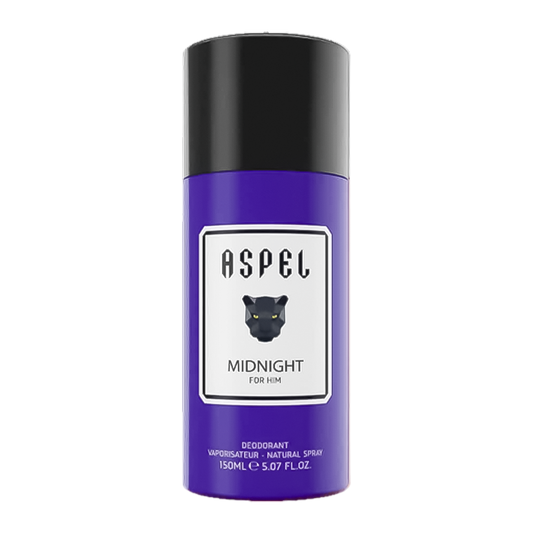 Aspel Midnight Spray Deodorant Pour Homme - 150ml