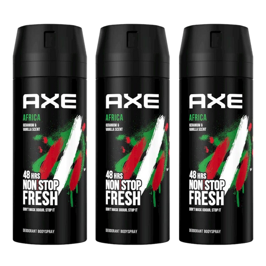 Axe Africa 48H Non Stop Fresh Spray Deodorant For Him - Pack Of 3