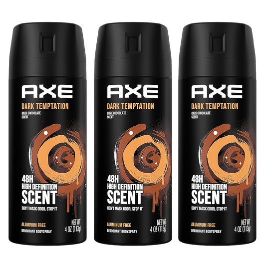 Axe Dark Temptation 48H High Definition Scent Spray Deodorant For Him - Pack Of 3
