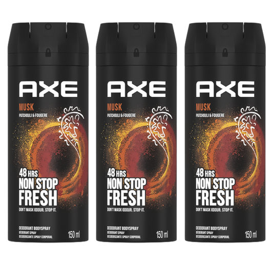 Axe Musk 48H Non Stop Fresh Spray Deodorant For Him - Pack Of 3