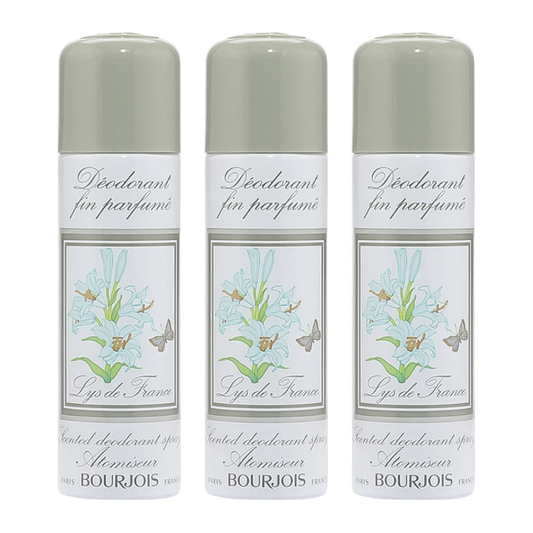 Bourjois Lys De France Perfumed Spray Deodorant For Her - Pack Of 3