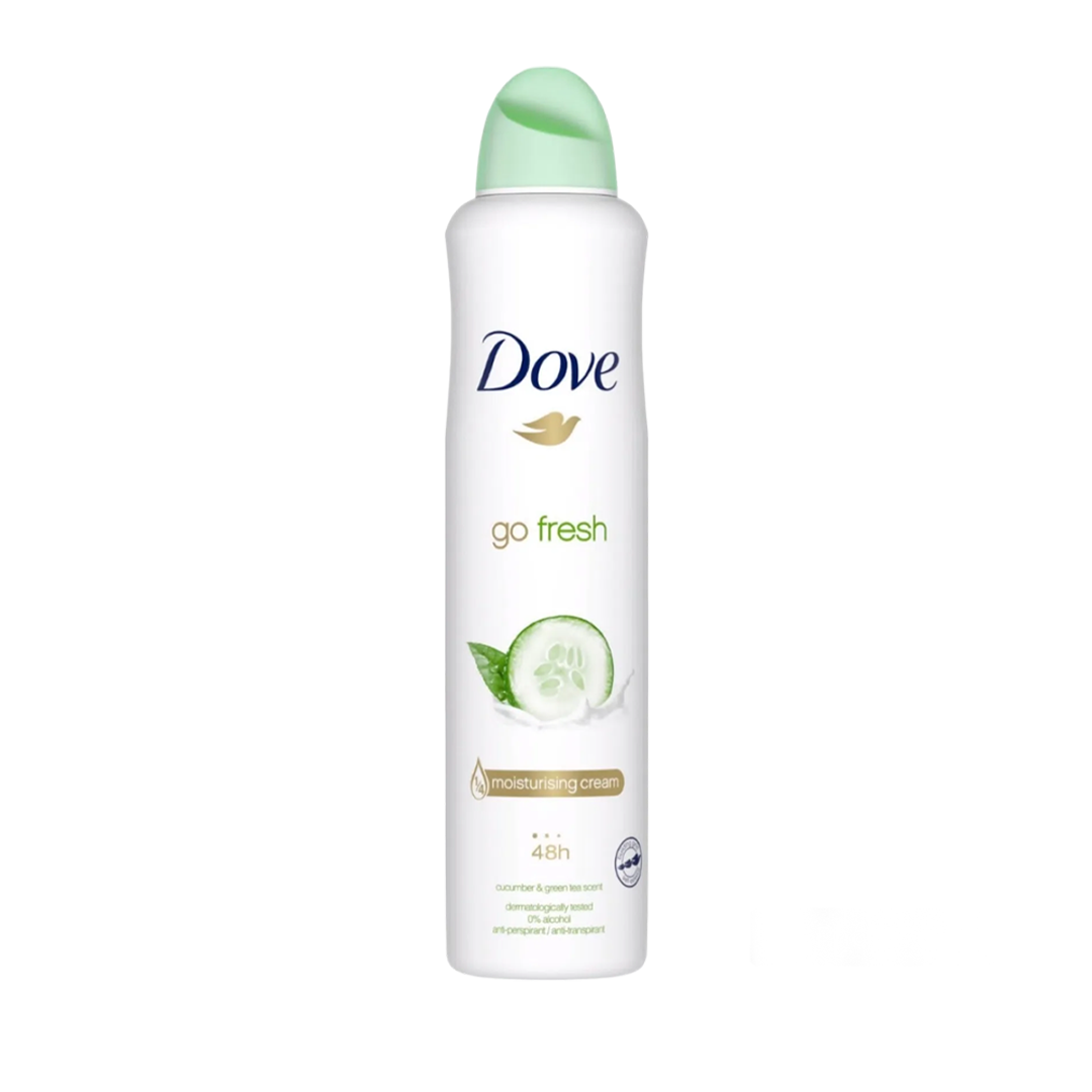 Dove Go Fresh Cucumber & Green Tea Spray Deodorant - 250ml