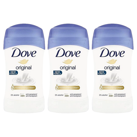 Dove Original 48H Anti-Perspirant Stick Deodorant For Her - Pack Of 3