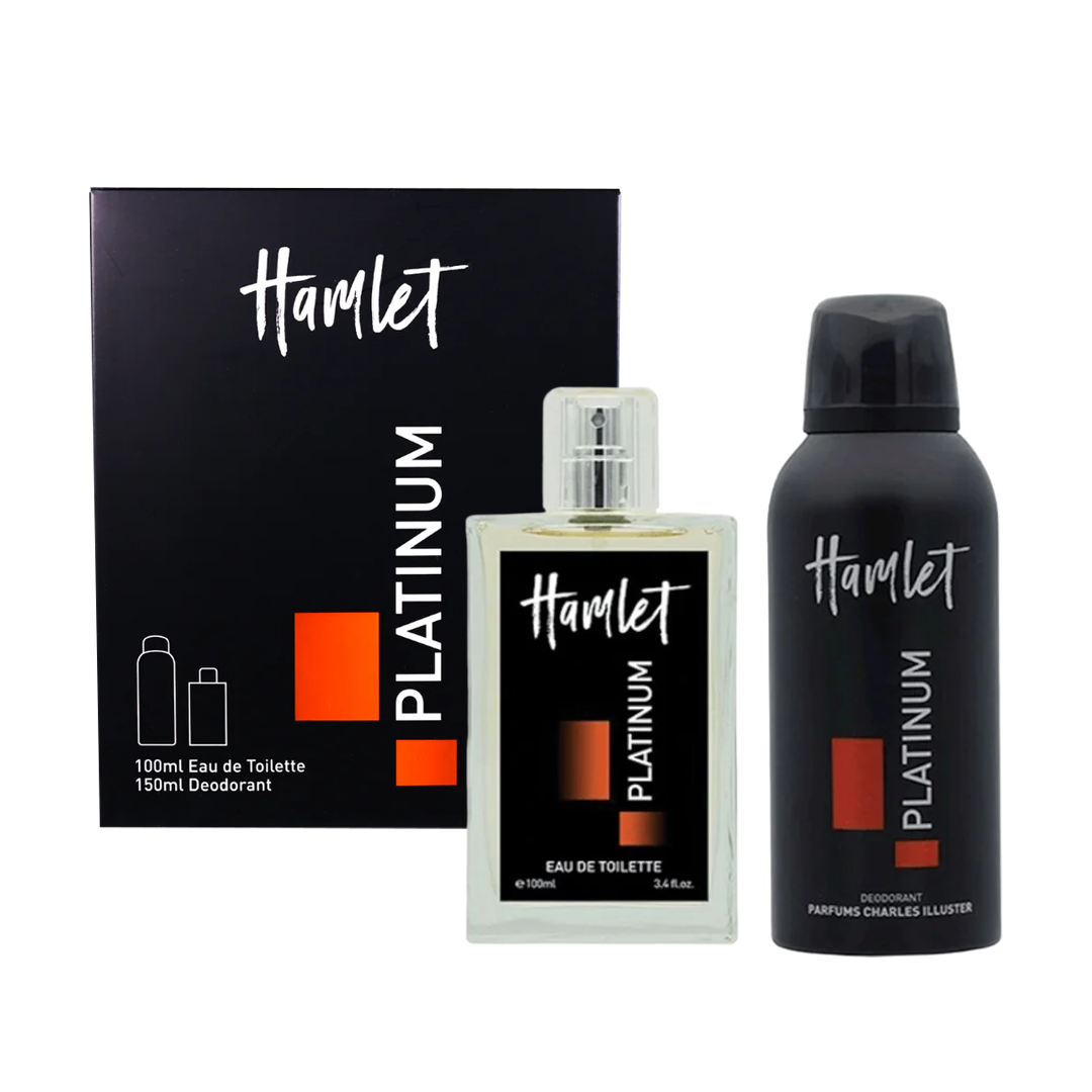 Hamlet Platinum Eau De Toilette Pour Homme Gift Set