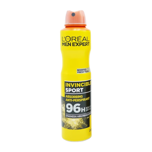 L'Oréal Men Expert Invincible Sport 96H Spray Deodorant - 250ml