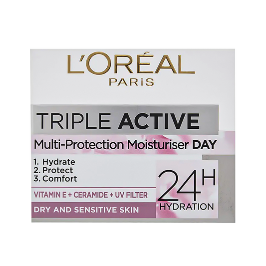 L'Oreal Paris Triple Active Multi-Protection Skin Moisturizer - 50ml