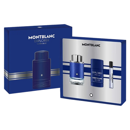 Montblanc Explorer Ultra Blue Eau De Parfum Men's Gift Set