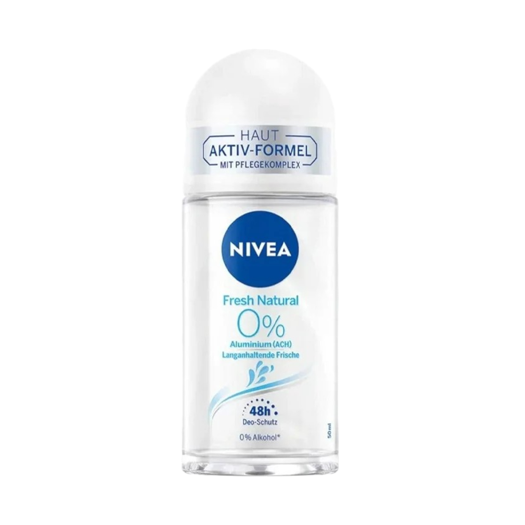 Nivea Fresh Natural Roll-on Deodorant 0% Aluminium - 50ml