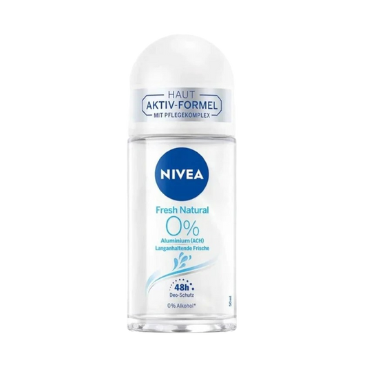Nivea Fresh Natural Roll-on Deodorant 0% Aluminium - 50ml