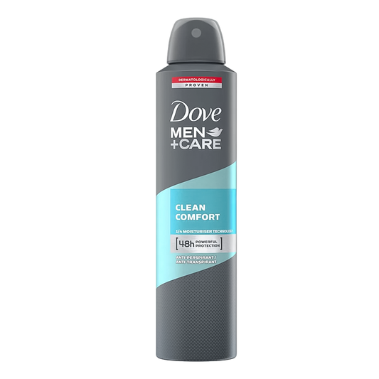 Dove Men + Care Clean Comfort Spray Deodorant - 250ml