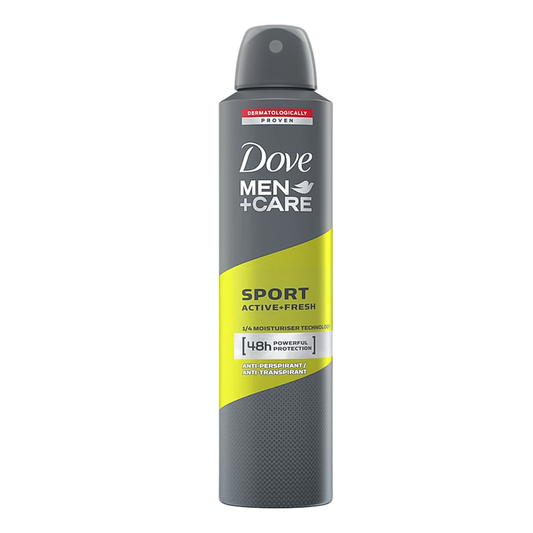 Dove Men + Care Sport Active Fresh Spray Deodorant - 250ml